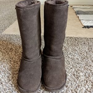 Dark brown Bearpaw Eva boots